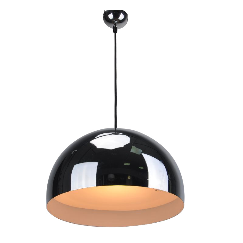 High voltage LED pendant lamp with DIM TO WARM and metal shade
